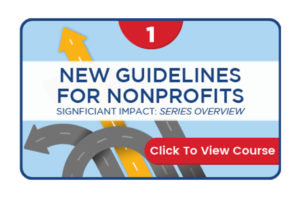 New Guidelines for Nonprofits